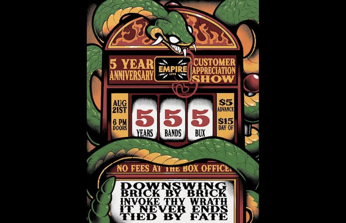 EMPIRE LIVE'S 5 YEAR ANNIVERSARY CUSTOMER APPRECIATION SHOW