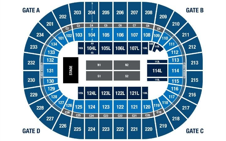 bryce jordan center seating chart spotlight