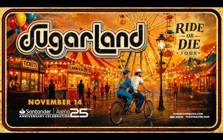 SUGARLAND ANNOUNCES THE RIDE OR DIE TOUR;  2026 DATES CELEBRATE 20 YEARS OF ENJOY THE RIDE